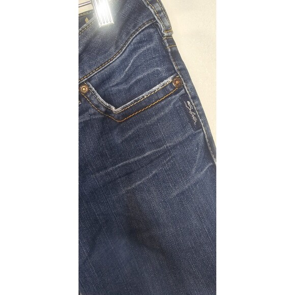 Silver Jeans Women's 28x33 Suki Bootcut Denim Western Glove Works Distressed - Picture 13 of 16